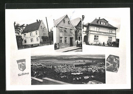 AK Bad Driburg, Hotel-Pensionen Haus In Der Sonne, Haus Pape, Villa Maria, Totalansicht - Bad Driburg