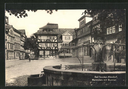 AK Bad Sooden-Allendorf, Marktplatz Mit Brunnen - Bad Sooden-Allendorf