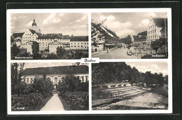 AK Dachau, Schloss, Stadtplatz, Amperwehr - Dachau