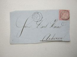 ETTENHEIM, Klarer Stempel Auf Briefvorderseite , FRONT ONLY - Lettres & Documents