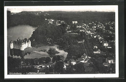 AK Glücksburg, Ortsansicht, Fliegeraufnahme - Glücksburg