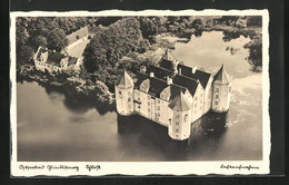 AK Glücksburg, Schloss Glücksburg Fliegeraufnahme - Gluecksburg