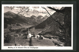 AK Mittelberg / Walsertal, Ortsansicht Mit Schafalpgruppe - Mittelberg