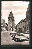 AK Aichach, Marktplatz Zur Mittagszeit - Aichach