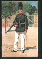 Künstler-AK Anton Hoffmann - München: Deutsche Armee, Soldat In Uniform Mit Gewehr - Hoffmann, Anton - Munich