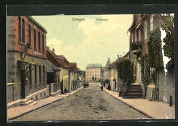 AK Usingen, Obergasse Mit Passanten - Usingen