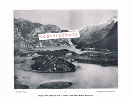 029 Fritz Gratl Loppio See Monte Pannone Gardasee Druck1904 !! - Altri & Non Classificati
