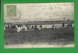 CARTE SENEGAL ET DEPENDANCE  Obl  BUENOS AYRES A BORDEAUX 1907 - Maritime Post