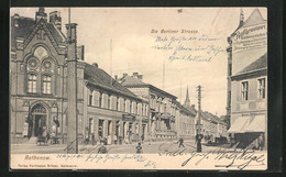 AK Rathenow, Berliner Strasse - Rathenow