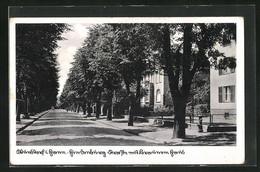 AK Wunstorf, Hindenburg-Strasse Mit Braunem Haus - Wunstorf