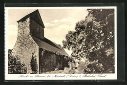 AK Brunne / Fehrbellin, Aussenansicht Der Kirche - Fehrbellin