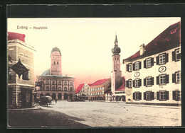 AK Erding, Hauptplatz Mit Gasthaus - Erding