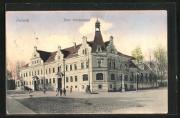 AK Pulsnitz, Hotel Schützenhaus Mit Tunnel-Schänke & Ausspannung - Pulsnitz