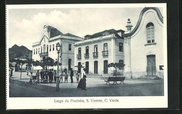 CPA Sao Vicente /Cabo Verde, Largo Da Pracinha - Cap Vert