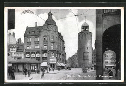 AK Görlitz, Marienplatz Mit Frauenturm - Goerlitz