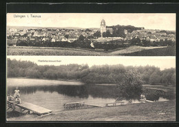 AK Usingen I. Taunus, Teilansicht, Hattsteinsweiher - Usingen