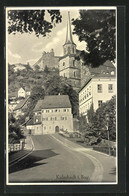 AK Kulmbach / Bayern, Kirche Mit Strasse - Kulmbach
