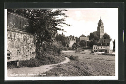 AK Usingen / Taunus, Teilansicht Mit Kirche - Usingen