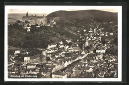 AK Kulmbach, Totale Mit Plassenburg, Fliegeraufnahme - Kulmbach