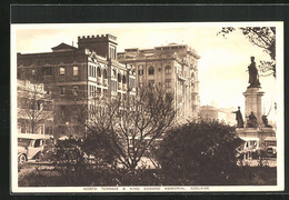 AK Adelaide, North Terrace And Kind Edward Memorial - Adelaide