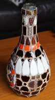 Artiste Joseph Borvari Montréal Bel Objet De Décoration Vintage Vase Avec émaux POTTERY SCULPTURE - Art Contemporain