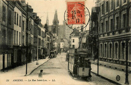 Amiens * La Rue St Leu * Tramway Tram - Amiens