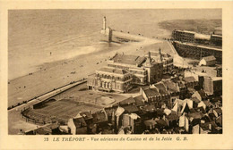 Le Tréport * Vue Aérienne Du Casino Et De La Jetée * Kursaal * Le Phare Lighthouse * Tennis - Le Treport