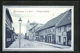 AK Wittenberge A. D. Elbe, Blick In Die Chaussee Strasse - Wittenberge