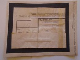 ZA120.2  HUNGARY  Tavirat Telegraph Telegram Répceszemere  1959 - Telegraph