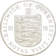 Monnaie, Guernsey, Elizabeth II, 25 Pence, 1978, FDC, Argent, KM:32a - Guernsey