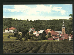 AK Hutschdorf B. Kulmbach, Ortsansicht Mit Kirche - Kulmbach