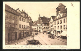 AK Kitzingen Am Main, Marktplatz, Kaisers Kaffee-Geschäft - Kitzingen