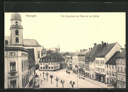 AK Kitzingen, Alte Burgstrasse Und Blicck Auf Das Schloss - Kitzingen