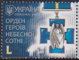 UKRAINE, 2021, MNH, ORDER  OF  HEROES, MEDALS, MILITARY, 1v - Militaria