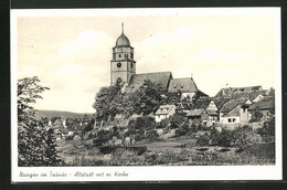 AK Usingen / Taunus, Altstadt Mit Ev. Kirche - Usingen