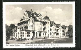 AK Bad Sachsa / Südharz, Schützenhaus Und Erholungsheim Des Reichsbundes - Bad Sachsa