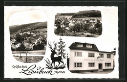 AK Laubach I. T., Gasthaus Zur Frischen Quelle Bes. Jos. Schubert - Laubach