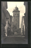 Foto-AK Ochsenfurt A. Main, Deutsche Jugendherberge, Klingenturm - Ochsenfurt