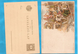 23-06 UNG  UNGARN UNGHERIA POSTKARTE  MILITARI  TRACHTEN RAKOCZY FERENZ - Postmark Collection