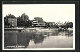 AK Kitzingen A.M., Partie Am Bootshaus - Kitzingen