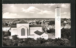 AK Schweinfurt / Main, St. Anton-Kirche Mit Ortsblick - Schweinfurt