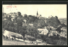 AK Leisnig I. Sa., Blick Vom Berg Auf Den Ort - Leisnig