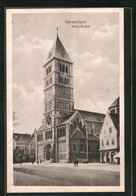 AK Schweinfurt / Main, Blick Zur Kath. Kirche - Schweinfurt