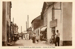 La Tranche Sur Mer * Avenue De La Plage * Boucherie Centrale - La Tranche Sur Mer