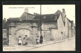 CPA Coulanges-la-Vineuse, Fontaine Du Belay - Coulanges La Vineuse