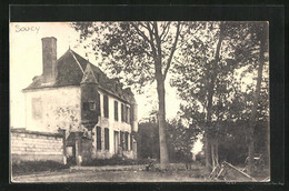 CPA Soucy, La Maison D`habitation De La Ferme De Montard, Ancien Château De Jean Cousin - Soucy