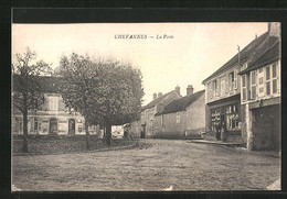 CPA Chevannes, La Poste - Chevannes