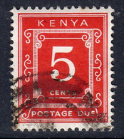 Kenya 1973 Postage Dues 5c Value, Used, SG D23 (BA2a) - Kenia (1963-...)
