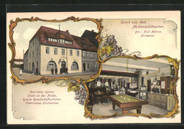 AK Lunzenau, Gasthaus Muldenschlösschen - Lunzenau