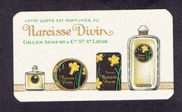 Rare Carte Parfum Gilles AUGUST & Cie - NARCISSE DIVIN - Anciennes (jusque 1960)